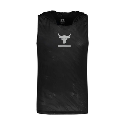 رکابی ورزشی مردانه آندرآرمور چریکی کلاه‌دار مشکی