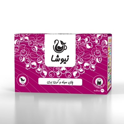 چای سیاه و کرن بری