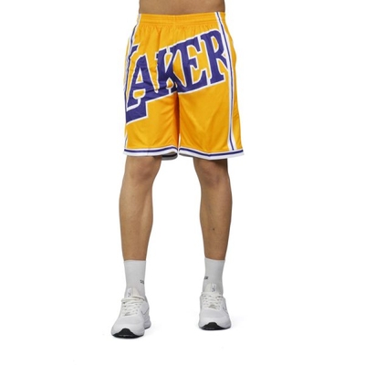 شلوارک ورزشی مردانه لیکرز مدل ۲۳۳۵ زرد