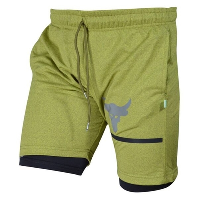 شلوارک کشاله دار ورزشی مردانه آندر آرمور مدل HS-ROCK سبز