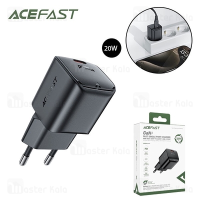 شارژر دیواری ایس فست ACEFAST A73 PD20W GaN Fast Charger توان 20 وات