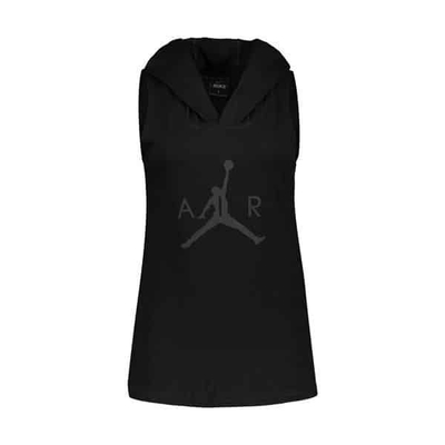 تاپ ورزشی زنانه جردن کلاه دار MuB-190 مشکی