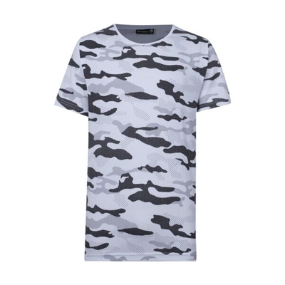 تیشرت ورزشی مردانه آنبرند مدل SPL-CH91210 چریکی سفید