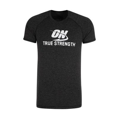 ‫تیشرت ورزشی مردانه اوپتیموم نوتریشن مدل TAK-124 زغالی