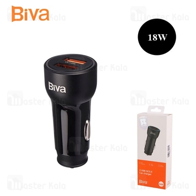 شارژر فندکی بیوا Biva CC-33 USB QC3.0 Car Charger توان 18 وات
