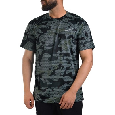 تیشرت ورزشی مردانه نایک مدل Dri Fit-2A0751 مشکی سبز