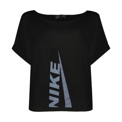 تیشرت ورزشی زنانه نایک مدل PB-Bat مشکی