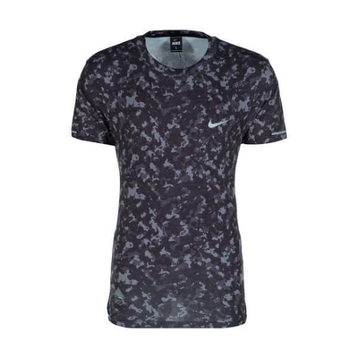 ‫تیشرت ورزشی مردانه نایک مدل MuB-213 چریکی سرمه‌ای