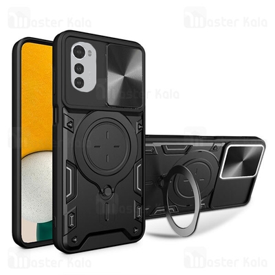 قاب ضد ضربه مگنتی Motorola Moto E32s Magnetic Support Case دارای محافظ دوربین