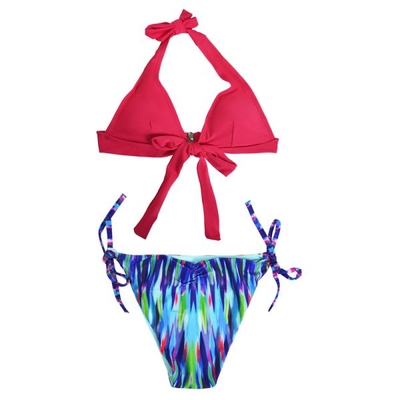 ست بیکینی زنانه مدل ۴B0193 صورتی