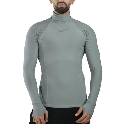 بلوز یقه اسکی ورزشی مردانه نایک مدل mub-8910 طوسی روشن