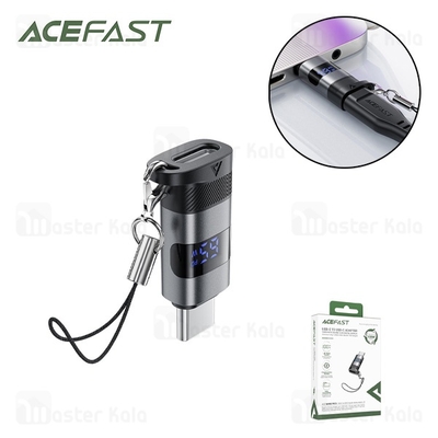 تبدیل Type-c ایس فست ACEFAST J9 Acewire Pro توان 100 وات