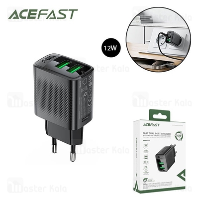 شارژر دیواری ایس فست ACEFAST A86 Wall Charger توان 12 وات
