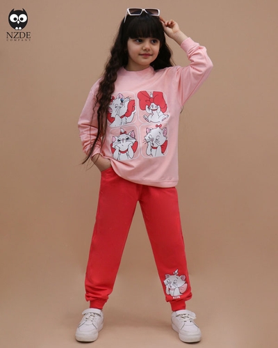 بلوز شلوار بگ استایل گربه اشرافی NZDE