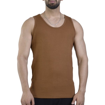 رکابی تنک تاپ کبریتی مردانه کچ مدل ۴B0233 قهوه ای روشن