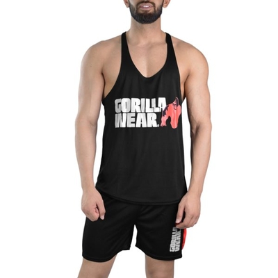 ست رکابی و شلوارک ورزشی مردانه گوریلا مدل PY-1J540 مشکی