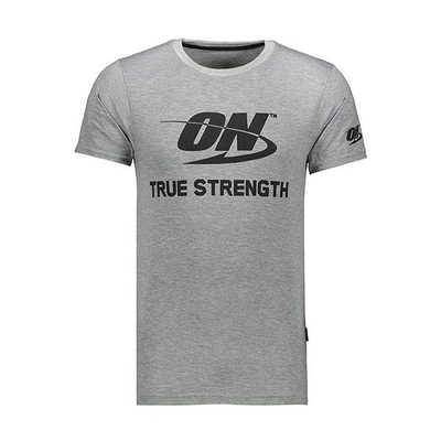 تیشرت ورزشی مردانه اوپتیموم نوتریشن GB طوسی