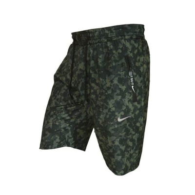 ‫شلوارک مردانه ورزشی نایک مدل MuB-188 چریکی سبز