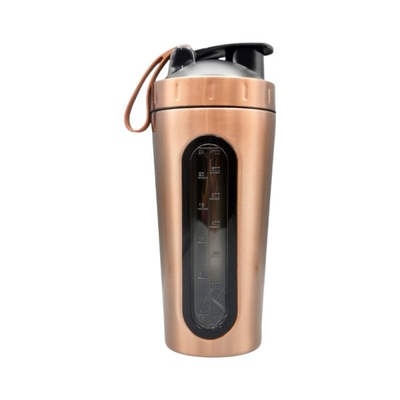 شیکر یک تیکه استیل مدل Azores گلس ظرفیت ۰.۷ لیتر