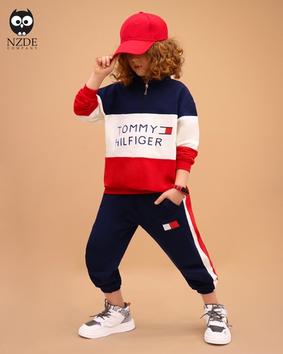 سویشرت شلوار نیم زیپ TOMMY NZDE