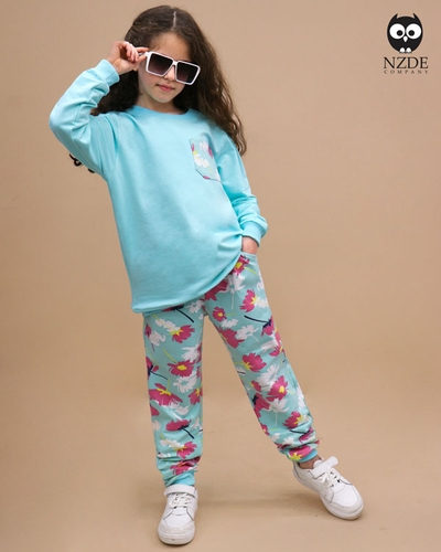 بلوز شلوار گلدار NZDE