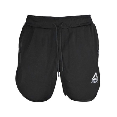 شلوارک ورزشی مردانه ریباک Reebok جیب زیپ مشکی