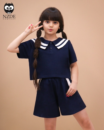 کراپ شلوارک یقه ملوانی NZDE