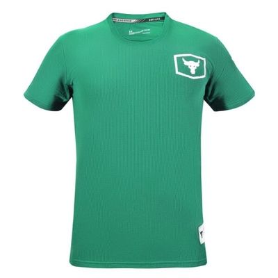 تیشرت ورزشی مردانه آندر آرمور مدل Rock-Sweat 256 سبز