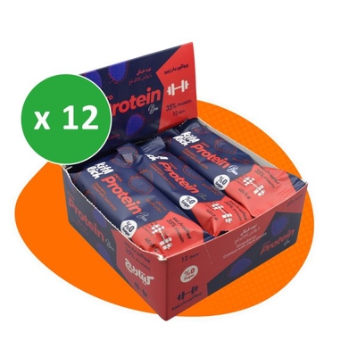 پکیج شکلات پروتئین بار زیرو کیتاریچ توت فرنگی با روکش کاکائو تلخ ۴۵ گرمی