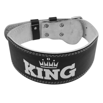 کمربند بدنسازی کینگ مدل Narrow-2021 سگکی مشکی