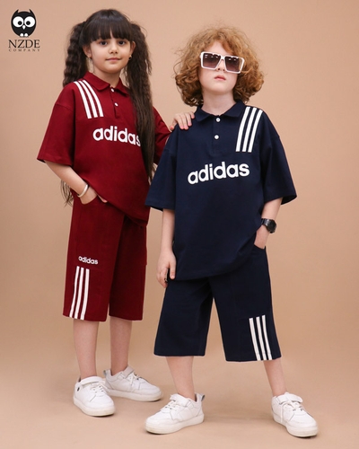 پولوشرت شلوارک نواری adidas NZDE