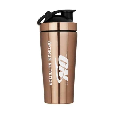 شیکر استیل ورزشی یک تیکه اوپتیموم نوتریشن مدل ON ظرفیت ۰.۷۴ لیتر