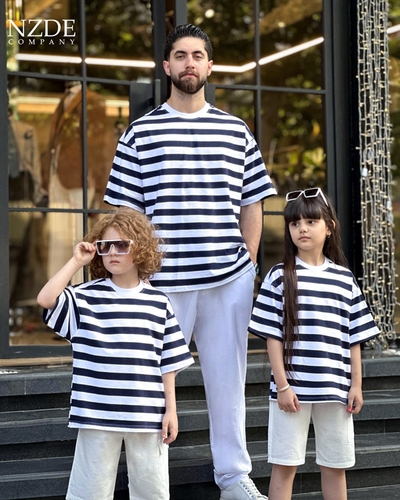 تیشرت رینگی ست خانوادگی NZDE Classic lines