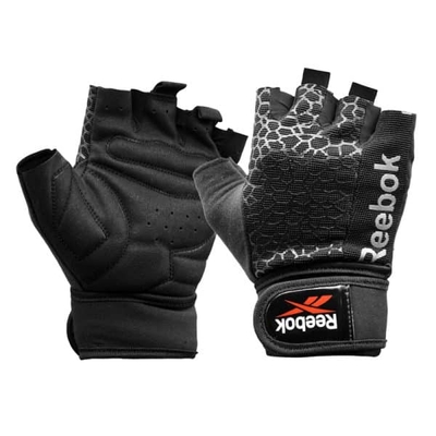 دستکش بدنسازی ریباک مدل Stone-00105 مشکی