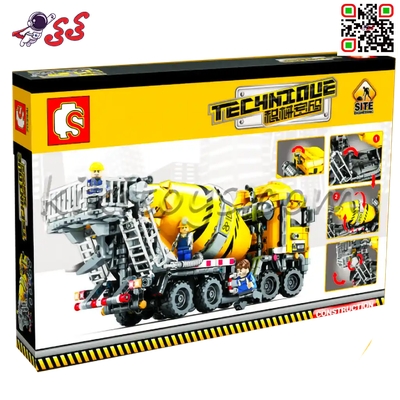 لگو کامیون میکسر تکنیک بزرگ شهرسازی برند اس وای SEMBO BLOCK 703941