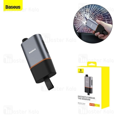 چکش اضطراری بیسوس Baseus CG013 SharpTool C10934401111-00 دارای کاتر کمربند