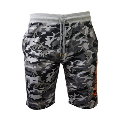 شلوارک ورزشی مردانه Super Dry چریکی طوسی