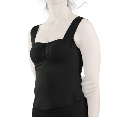 تاپ کاپ‌دار ورزشی زنانه مدل ۶۰۳۰ مشکی