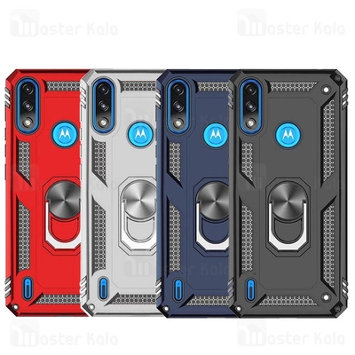 گارد محافظ ضد ضربه انگشتی موتورولا Motorola Moto E7 Power Armor Shockproof Case