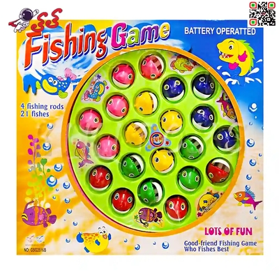 اسباب بازی ماهیگیری موزیکال با قلاب GAME FISHING 2516