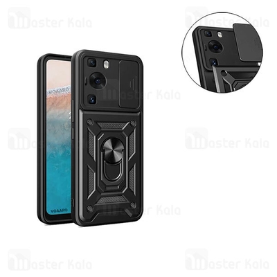 گارد محافظ ضد ضربه انگشتی Huawei P60 / P60 Pro SHUNIJA Case دارای محافظ دوربین