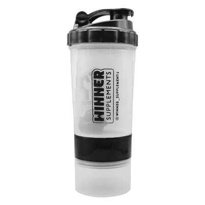 شیکر ورزشی سه تیکه وینر مدل شفاف EX-Kia ظرفیت ۰.۵ لیتر