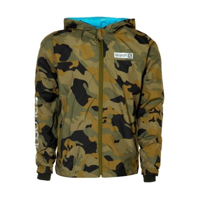 سویشرت گورتکس اسپرت سالومون مدل RU-S998 چریکی قهوه‌ای