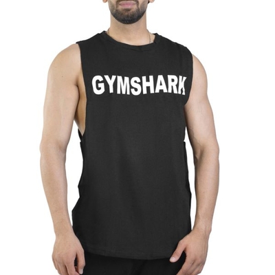 رکابی تنک تاپ اور سایز مردانه جیم شارک مدل ۱۰۵۴۹ مشکی