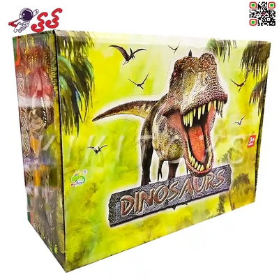 اسباب بازی فیگور دایناسور مدل ژوراسیک موزیکال بسته بندی ست 6 عددی DINOSAUR PLAYS SET 11006