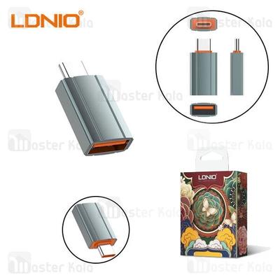 تبدیل OTG تایپ سی به USB الدینیو LDNIO LC140 USB Convertor USB A to Type-C Adapter