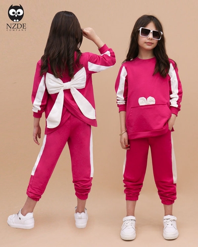 بلوز شلوار دخترونه پاپیون NZDE