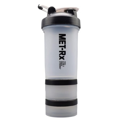 شیکر سه تیکه ورزشی متریکس مدل STRONG-1408 ظرفیت ۰.۵ لیتر