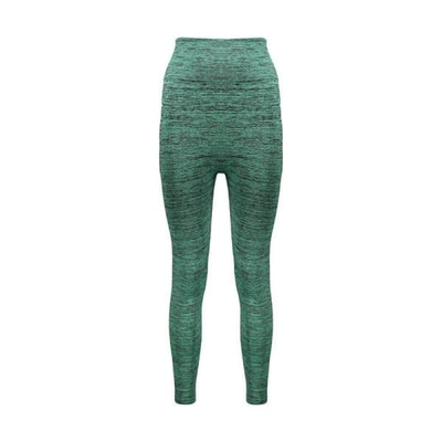 لگ سیملس ورزشی زنانه مدل پشت چین دار LDS-1J575 سبز