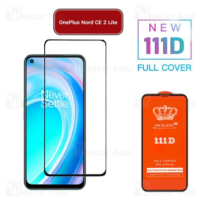 گلس تمام صفحه تمام چسب وان پلاس OnePlus Nord CE 2 Lite 111D Glass